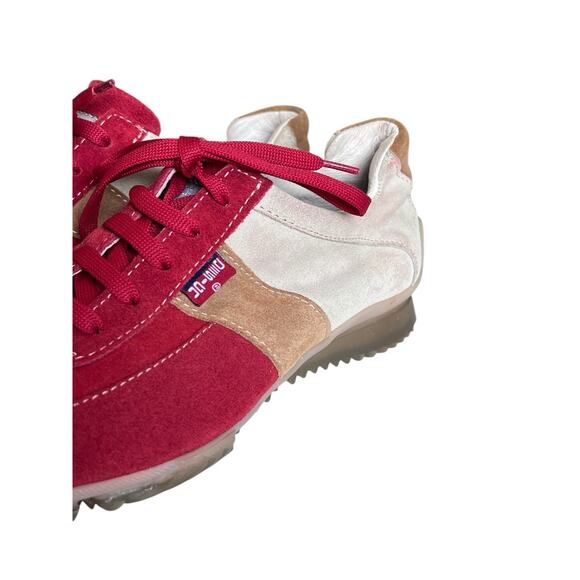 MADE IN ITALY Design Brand Suede Leather Italian Luxury Elegant Sneakers Lace 37 - Picture 3 of 16